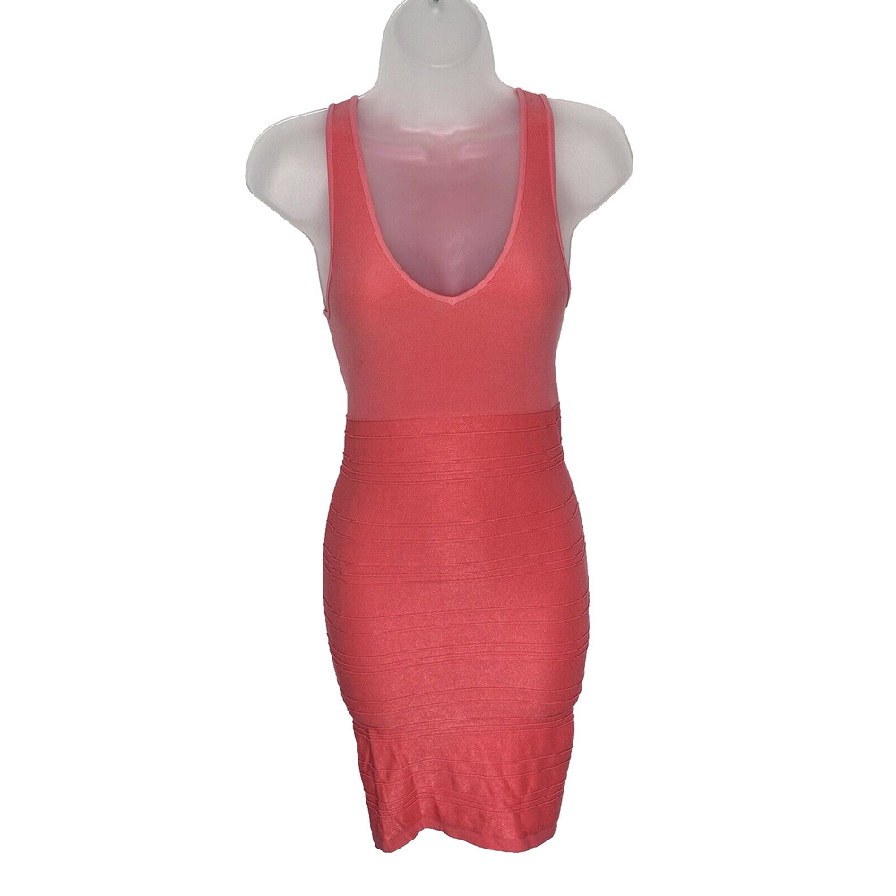 NWOT Intimately Free People Bodycon Tank Dress Pink Racerback Ribbed Size XS/S